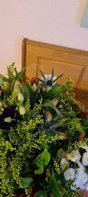 Hand Tied Bouquet Open Stems Colourful and Bright   Florist's Choice