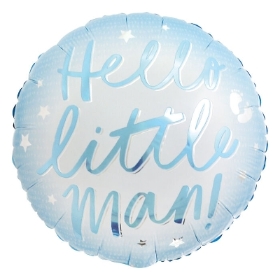 Hello Little Man Helium Balloon